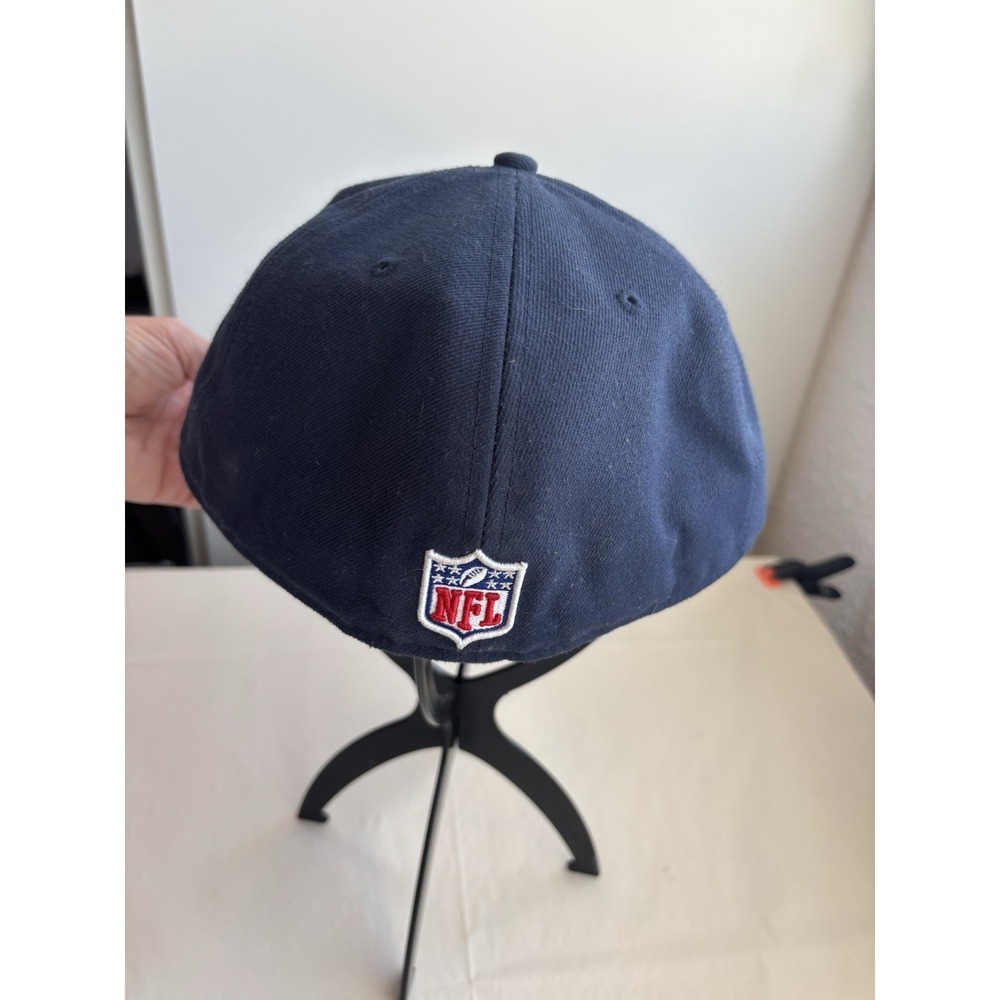 New Era Houston Texans NFL 59FIFTY Fitted Hat 7 5/8 Navy Blue 100% Wool Cap - Picture 2 of 10